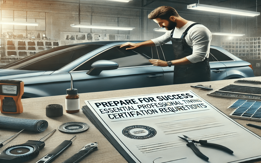 Prepare for Success: Essential Professional Tinting Certification Requirements